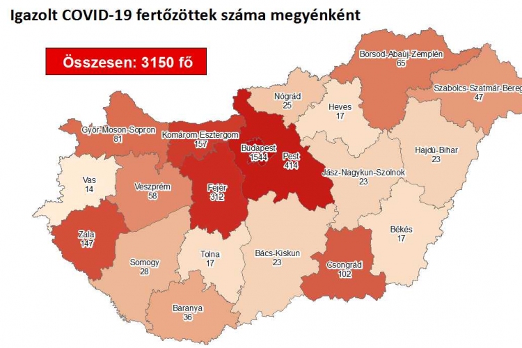 Meghalt 10 beteg és 39-cel emelkedett a koronavírus-fertőzöttek száma