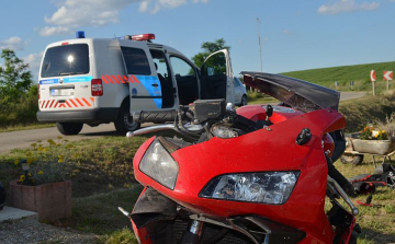 Rendőrségi felhívás a motoros balesetek megelőzésére