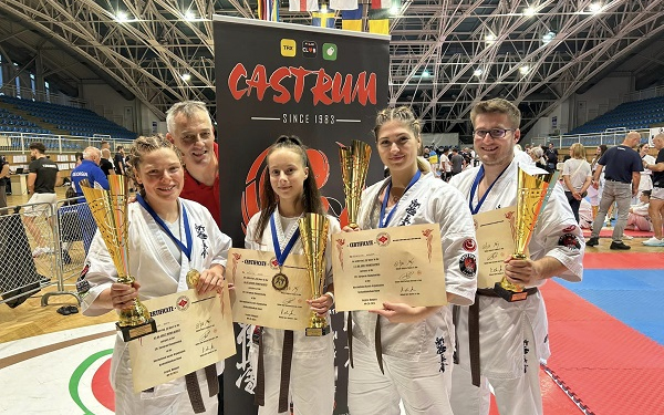 4 kapuvári dobogós a Kyokushin Európa Bajnokságon