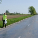 Bágyogszováton önkéntesek szedték a szemetet