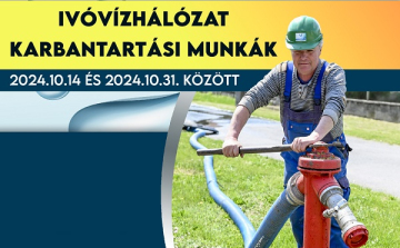 Ivóvízhálózat karbantartást végez a Pannon Víz Zrt a Rábaköz több körzetében