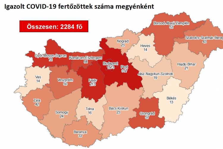 Meghalt 14 beteg, tovább nőtt a koronavírus-fertőzöttek száma