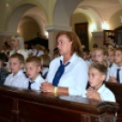 Szany Nagyközségben is megkezdődött az iskolai év Veni Sancte szentmisével a Szent Kereszt megtalálása templomban.