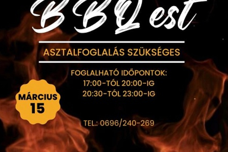 Korlátlan fogyasztású BBQ est Kapuváron