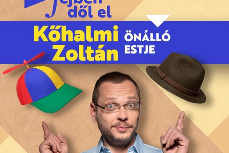 Kőhalmi Zoltán önálló estje Csornán